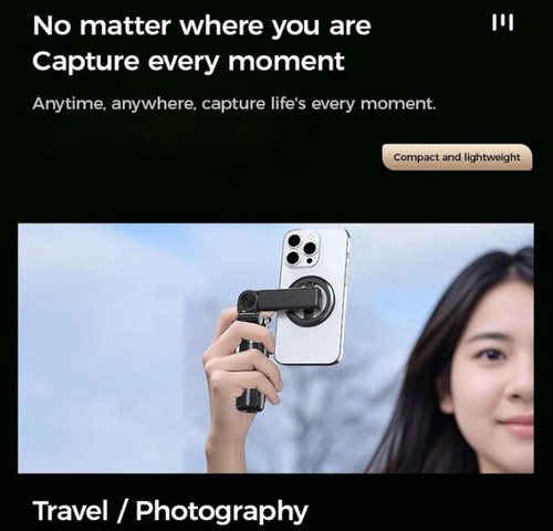 New 4 in 1 Multifunctional Magnetic Selfie Stick, Universal 360° Rotation+2025 - Picture 14 of 17