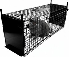 Thealyn Animal Cage Trap 84 X 33 X 28 cm Double Door Animal Cage Trap