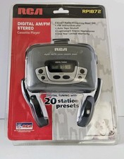RCA Personal Stereo with AM/FM Digital Tuning, Cassette (RP-1872) BRAND NEW