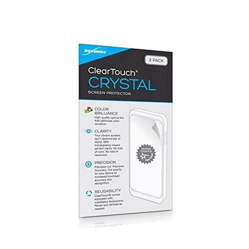 BoxWave Screen Protector Compatible with Garmin Rino 755t - ClearTouch Crystal - Image 3 of 4
