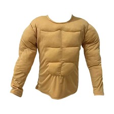 Men Muscle Shirt Costume Body Builder Costume for Cosplay Birthday Festivals