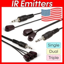 10 Feet IR Emitter Extender Mini Stick-On 3.5 mm Infrared Blink Eye Cable