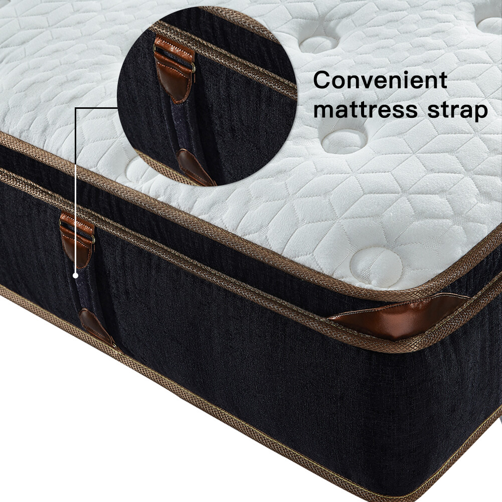 BedStory 12 Inch Gel Infused Memory Foam Hybrid Mattress Pocket Coil