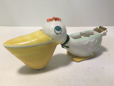 Holt Howard Pelican Pete Desk Tape Dispenser Storage in Bill Vtg