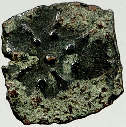 80BC Biblical Jerusalem Widow's Mite ALEXANDER JANNAEUS Coin HENDIN 1153 i120777 - Picture 1 of 3