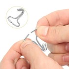 10PCS Car Seat Cover Plum Plate Metal Hook Card Fixed Chuck Fastener Accessories