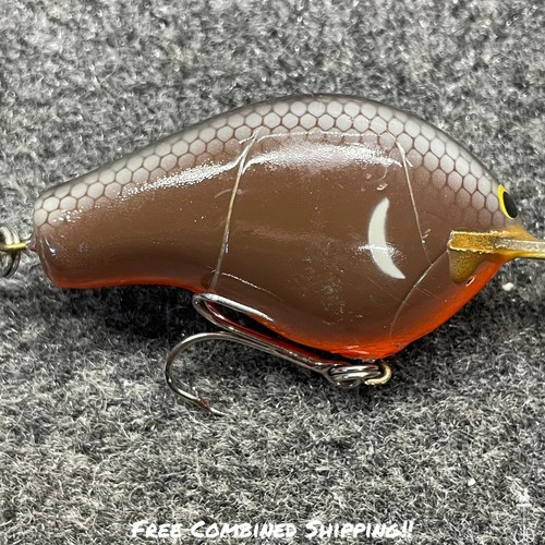 Bagley’s Diving B2, DB2 All Brass Crankbait Fishing Lure - 0BR Black Brown - Picture 3 of 14