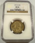 1957-D NGC MS66 WASHINGTON QUARTER NICE TONE SILVER 25c MS 66