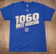 Majestic Chicago Cubs 1060 W Addison T-Shirt Adult Medium NWOT