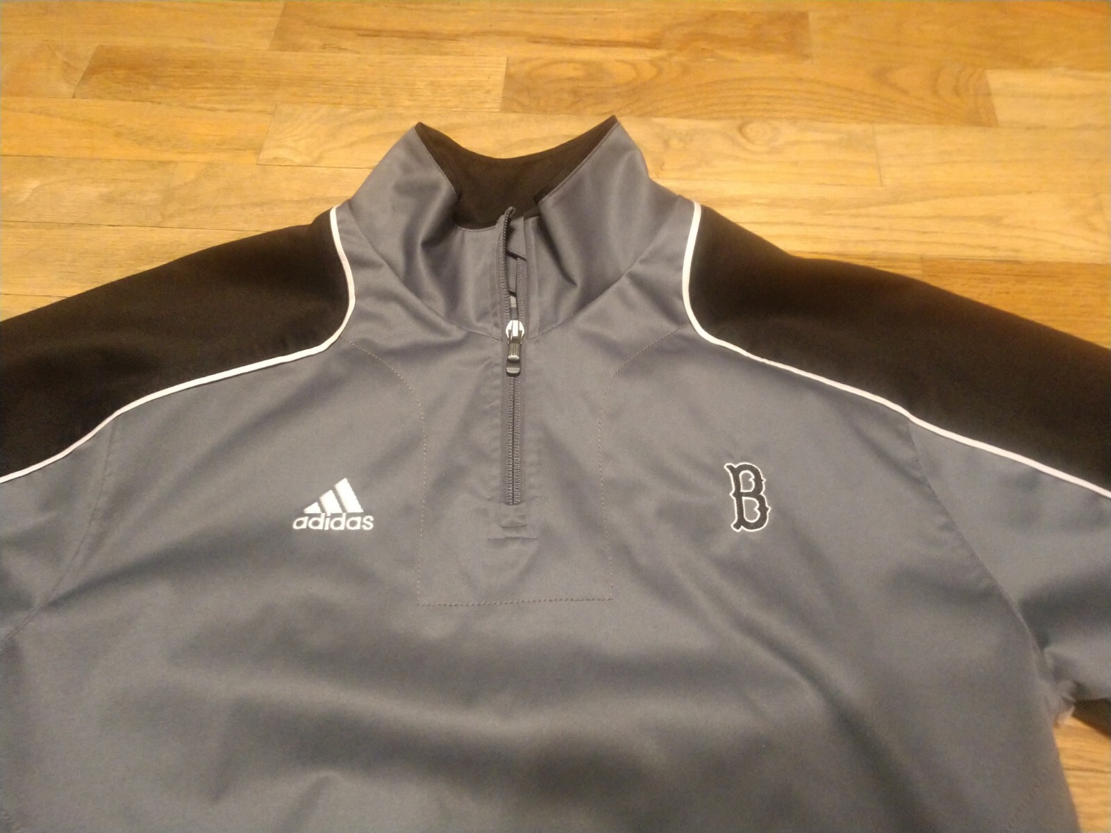 Adidas Golf Windbreaker Boston Mens Small Gray Black … Gem