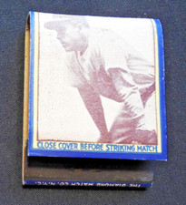 1937 Diamond Match BOOK COMPLETE / UNUSED Tommy Carey St Louis Browns blue