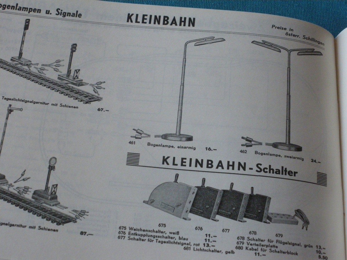 Catalogue Kleinbahn Autriche 1965/66 – Trains électriques HO 1:87, 32 Pages