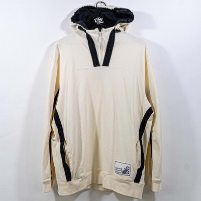 Marithe Francois Girbaud 1/4 Zip Hoodie Sweatshirt XL VTG 90s Hip 