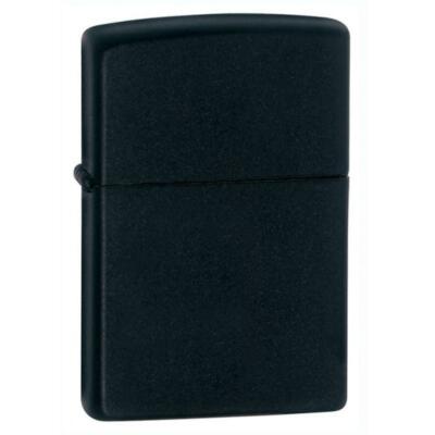 Zippo 218 Classic Plain Matte Black Windproof Pocket Lighter