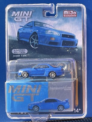 Mini GT #759 Nissan Skyline GT-R (R34) V-Spec 1:64 Diecast Car
