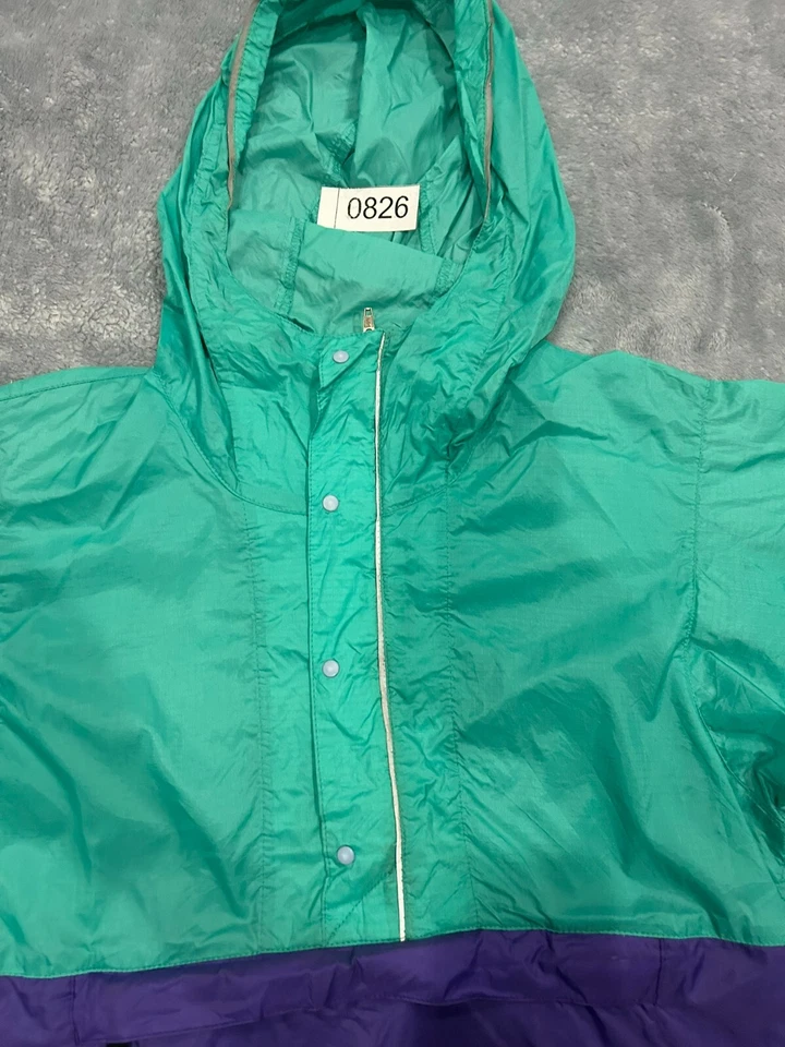 CHAQUETA VINTAGE PATAGONIA HOUDINI NIÑOS 12 VERDE SNAP T SUDADERA CON CAPUCHA ANORAK Foto 3 de 4