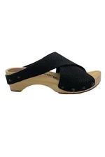 Jax & Bard Knit Clog Sandals Libby Hill Black