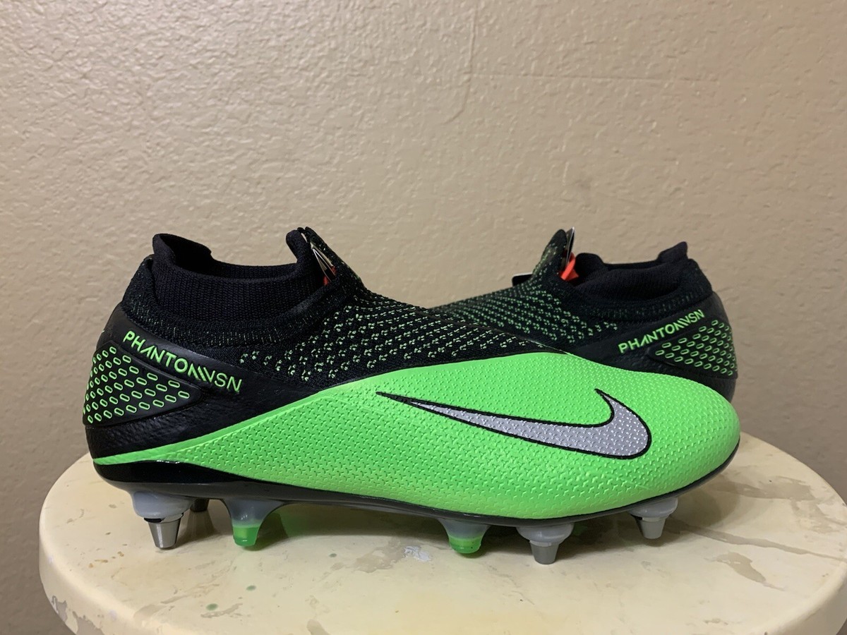 Size 10.5 - Nike Phantom Vision 2 Elite DF SG Pro Black Green