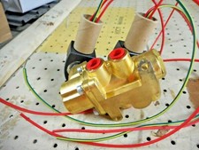 VALVE, SOLENOID, ASCO, EF8344G44, 4-WAY, 1/4" NPTF DOUBLE SOLENOID, BRASS, 250 P