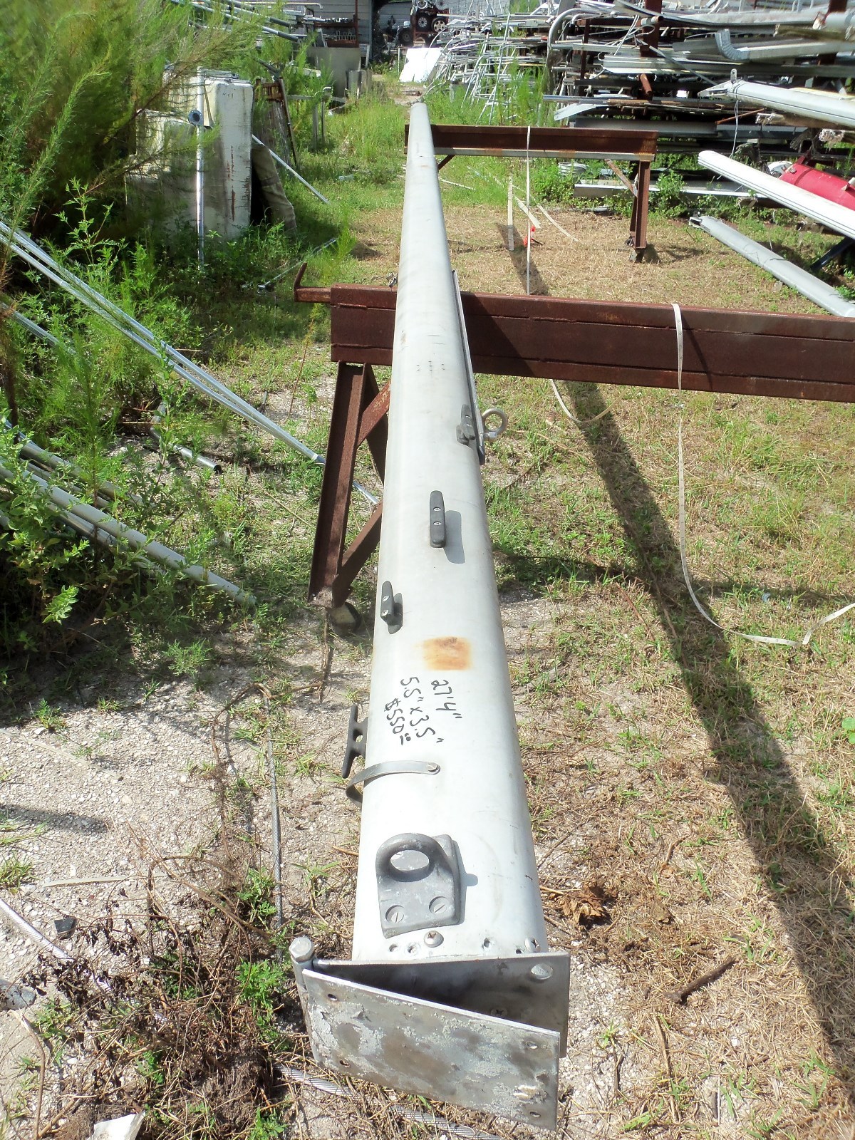 27' Sailboat Mast Extrusion Aluminum eBay