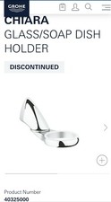 Grohe 40325000 CHIARA GLASS/SOAP DISH HOLDER
