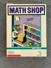 Vintage Macintosh MATH SHOP 1990 by Scholastic for Mac Plus, SE, Classic, II