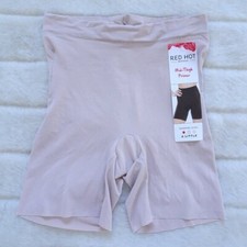 Red Hot Spanx Body Shapewear Beige Medium