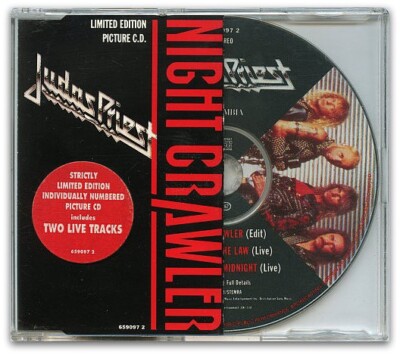 JUDAS PRIEST  ''Night Crawler'' Ltd Ed CD single picture disc #4623
