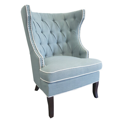 Oxford Upholstered Button Wingback Sofa Lounge Armchair