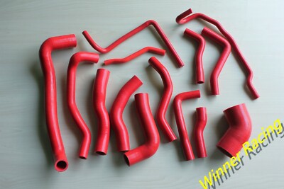 For  VW Golf MK6 GTI ; Scirocco MK3 TSI 2.0 TURBO 2008-2014 SILICONE HOSE RED