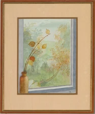 Barbara Mayer - 20th Century Watercolour, Loch Linnhe From The Window