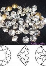 �1.0mm-5.0mm x 50pcs rhinestones chaton crystal glass cut Swarovski