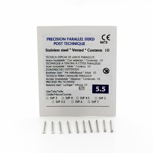 Precision Parallel Sided Stainless Vented Steel Posts 10/Pack by PDI ...