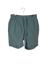 Lululemon Bowline Shorts Size Medium Men's Green Drawstring Ripstop 8" Inseam