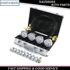 Hydraulic Pressure Gauge Test Kit 4 Gauges For CASE John Deere 10/25/40/60Mpa