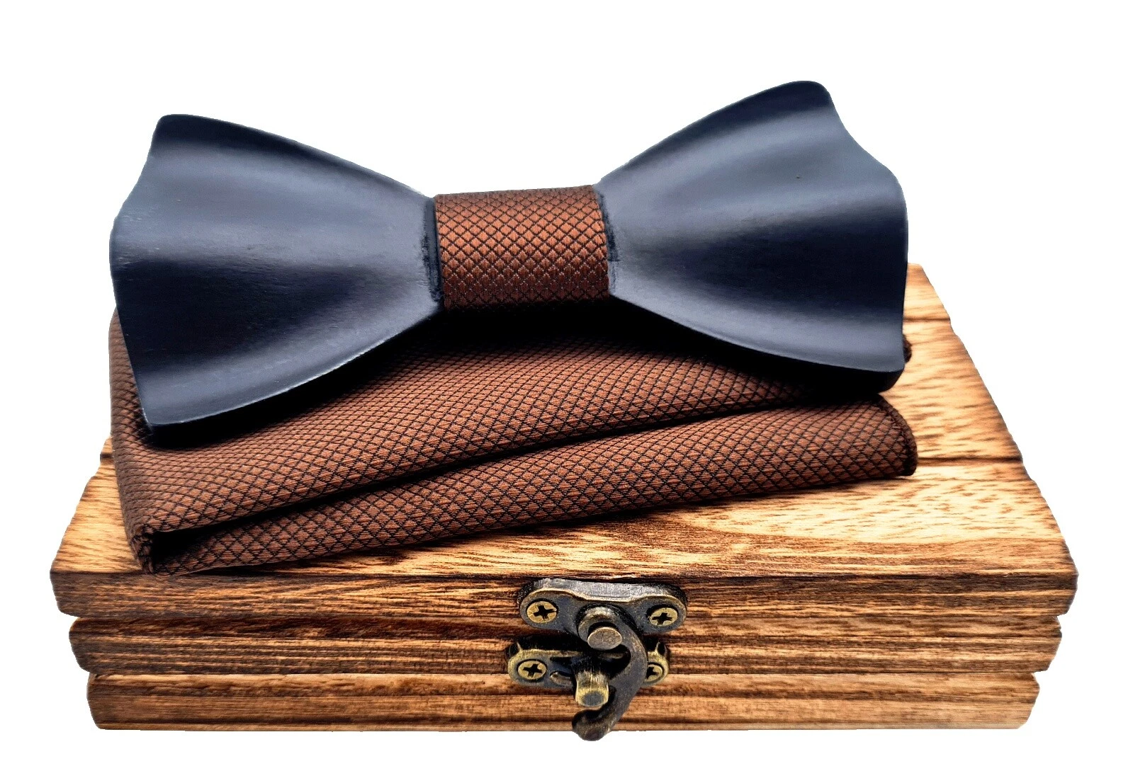 Lazos marrón de Navidad para hombres