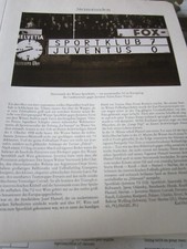 Das Rot Wiß Rote Sportarchiv 2033 Wiener Sportclub 7: 0 gegen Juventus Turin