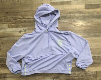 Nike Dri Fit Oversized Fit Pullover Hoodie Women Medium Plum Together We Fly