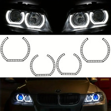 Dtm Style Horseshoe Led Angel Eyes Halo Rings With Bmw 1 2 3 4 5 Series Retrofit