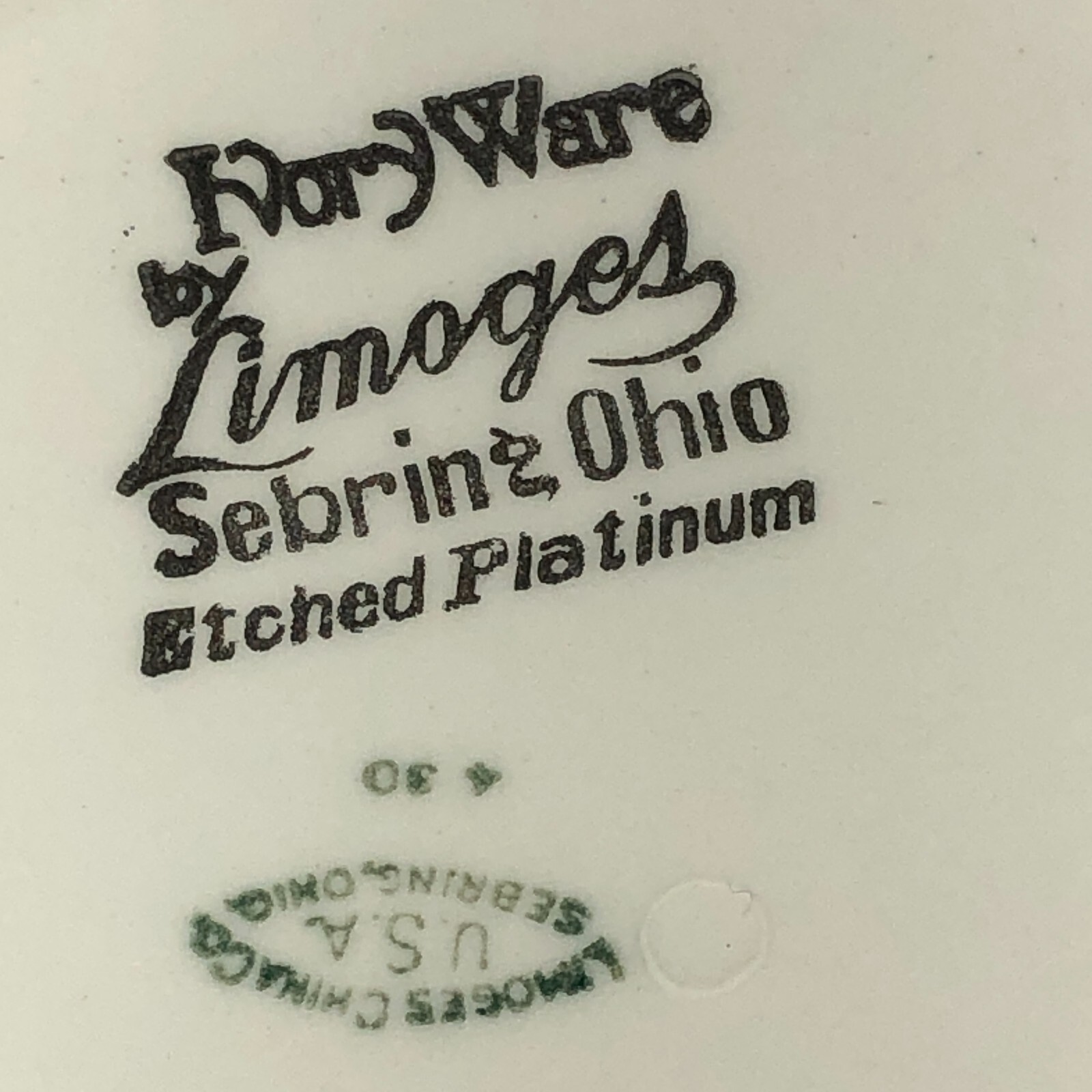 Beautiful Limoges Ivory Ware Platinum Etched Soup Tureen w/ Lid in Great Shape