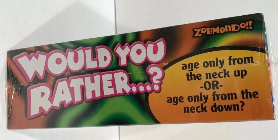 Would You Rather? Mind Boggling Questions Classic Board Game By Zoemondo Sealed! - Image 3 of 4