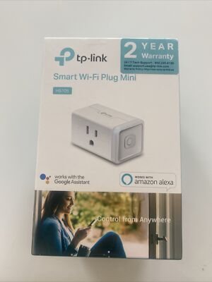 TP-Link Mini WiFi Smart Plug, Wi-Fi, Works with Alexa, Only Occupies one Socket
