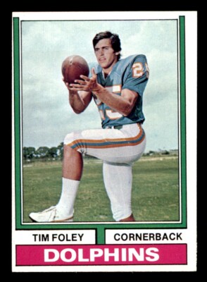 1974 Topps Football #38 Tim Foley EX