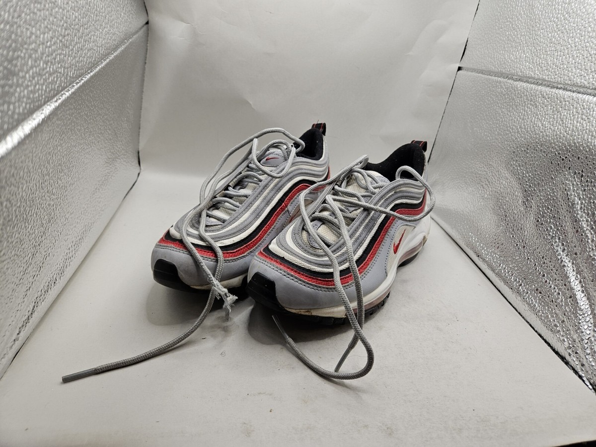 Size (GS) Nike Air Max 97 Low Wolf Grey Red for sale online