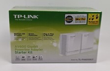 TP-LINK AV600 Gigabit Powerline Adapter Kit TL-PA6010KIT White Sealed Box