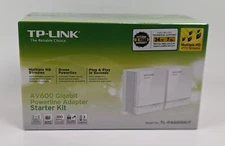 TP-LINK AV600 Gigabit Powerline Adapter Kit TL-PA6010KIT White Sealed Box