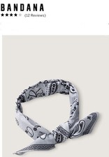 Victoria Secret PINK bandana Gray Face Mask/headband And More.