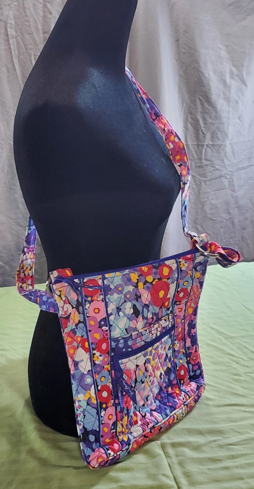 Floral Quilted Crossbody Bag with Charming Elegant Design  