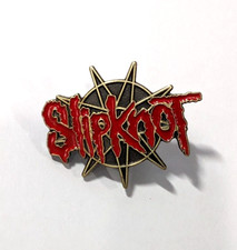 SLIPKNOT - BAND LOGO - Lapel Enamel Pin BADGE Heavy Metal Rock Brooch Pin