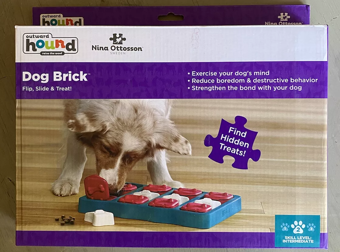 Outward Hound Nina Ottosson Brick Puzzle Dog Toy